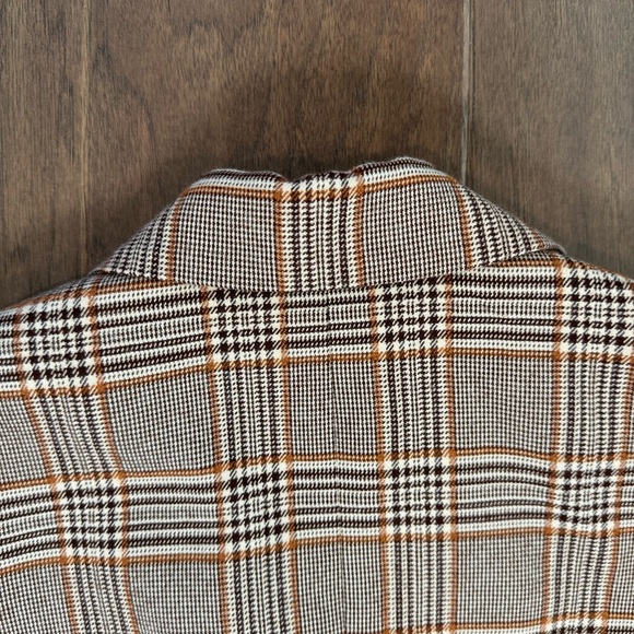 Urban Outfitters Double-Breasted Plaid Blazer - Picture 14 of 15